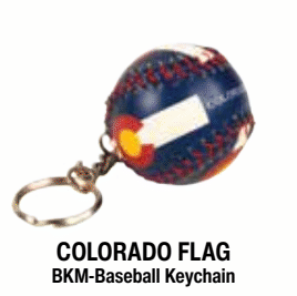 Colorado Baseball Keychain 